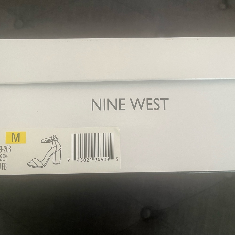 Nine West Elegant White Sandals
